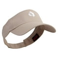 thumbnail image 4 of Simple Rock Climbing Logo Embroidered Cotton Twill Sun Visor - Khaki OSFM, 4 of 5