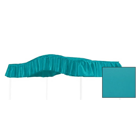 Canopy Drape Curtain - Twin Size - Solid Turquoise - Perfect to use on Your Existing Canopy Frame