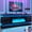 Marble Black+Fireplace, variant on Blotout 71" Fireplace TV Stand with 40" Fireplace, LED Lights & Power Outlet for 85/80/75 Inch TV, Modern Gaming Entertainment Center with High Gloss Cabinet, Media TV Console for Living Room (Black)