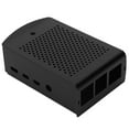 thumbnail image 3 of Heat Dissipation Enclosure, Hollow Design Wall Mounted Aluminum Alloy Protective Shell Easy Install With Fan For  4, 3 of 8
