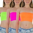 thumbnail image 3 of ToBeInStyle Womens Seamless Microfiber Bandeau Strapless Tube Top Bras Wire Free No Pad, 3 of 4