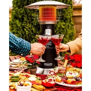 سخان فناء محمول من Cuisinart، سخان بروبان خارجي بقوة 11000 وحدة حرارية بريطانية مع مفتاح إمالة آمن وحرارة قابلة للتعديل