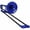 Blue, variant on Jiggs pBone - Plastic Trombone - Black