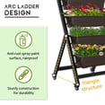thumbnail image 7 of Yacona 5 Tiers Vertical Garden Planter with Wheels, Vertical Raised Garden Bed, Freestanding Garden Planter Box, for Herb Flower Vegetable, 7 of 7
