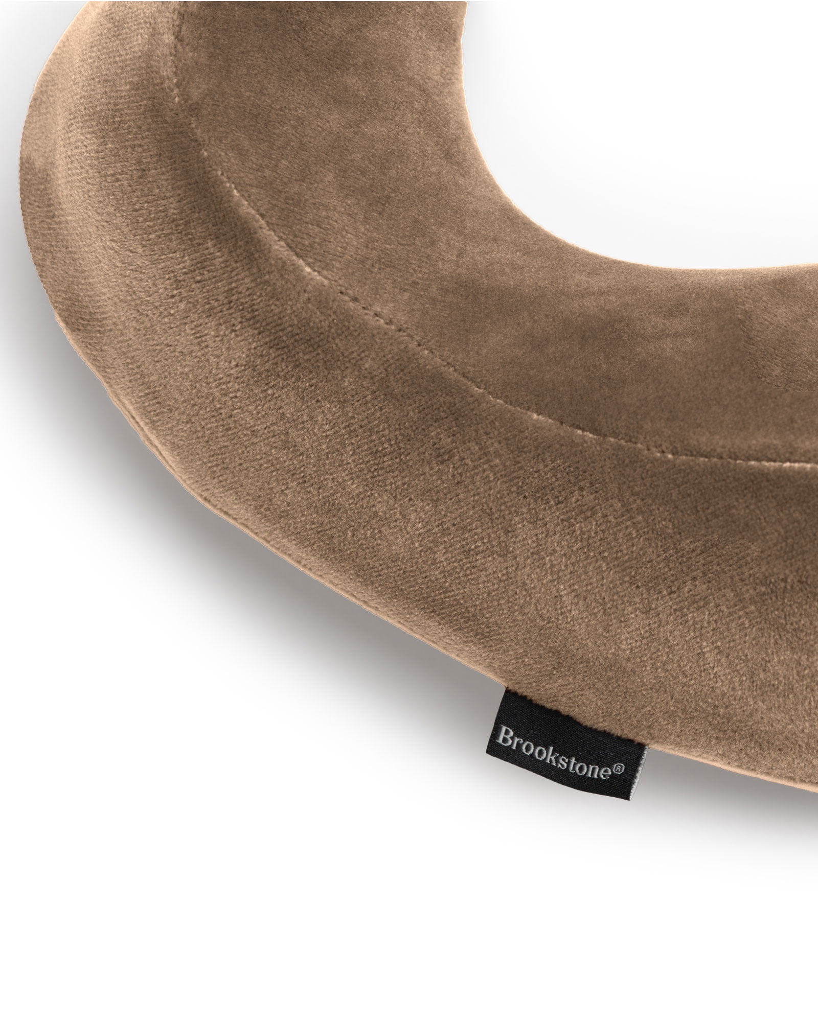 Brookstone Travel Neck Pillow  Contoured Head Memory Foam Neck Support Pillow for Travelling  (图3)