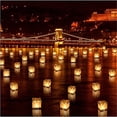 thumbnail image 6 of 2 Pack Square Chinese Lanterns Wishing, Praying, Floating, River Paper Candle Light, Floating Lanterns for Lake or River, Floating Water Lanterns, Lanterns Floating (S:4" 4" 4"), 6 of 8
