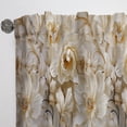 thumbnail image 6 of Designart "Ethereal Flourishing Rococo III" Floral Room Darkening Curtain Single Panel, 6 of 6