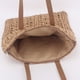 thumbnail image 3 of Zhuge Bolso de hombro tejido para mujer, bolso de mano tejido, bolso de mano tejido elegante para playa de verano, bolsos de hombro de 15,35 x 0,78 x 15,35 pulgadas (beige), 3 of 4