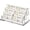 6slots, variant on Clear 2-Tier Business Card Holder - 2-Slot Desk Organizer for Office, Reception, Trade Shows ( for Men & Women)