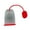 Red, variant on Reusable Silica Gel Tea Filter for Loose Leaf Tea, Fine Mesh Strainer for Hot or Iced Tea, Herbal Infusions, and Coffee in Green