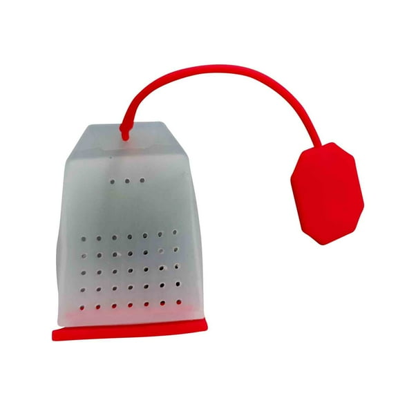 Reusable Silicone Tea Bags with Long Rope, Loose Leaf Tea Infuser Strainer for Tea Cups, Mugs and Teapots - Assorted Colors, Upgraded Holes & Better Filter