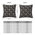 thumbnail image 6 of Wukai Cosmic Premium Polyester Fleece Pillow Covers with Hidden Zipper Closure,Luxuriously Soft and Durable-22"x22", 6 of 7