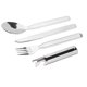thumbnail image 1 of 4 unids/set vajilla de acero inoxidable tenedor cuchara cuchillo y abridor de botellas para Camping Picnic, 1 of 8
