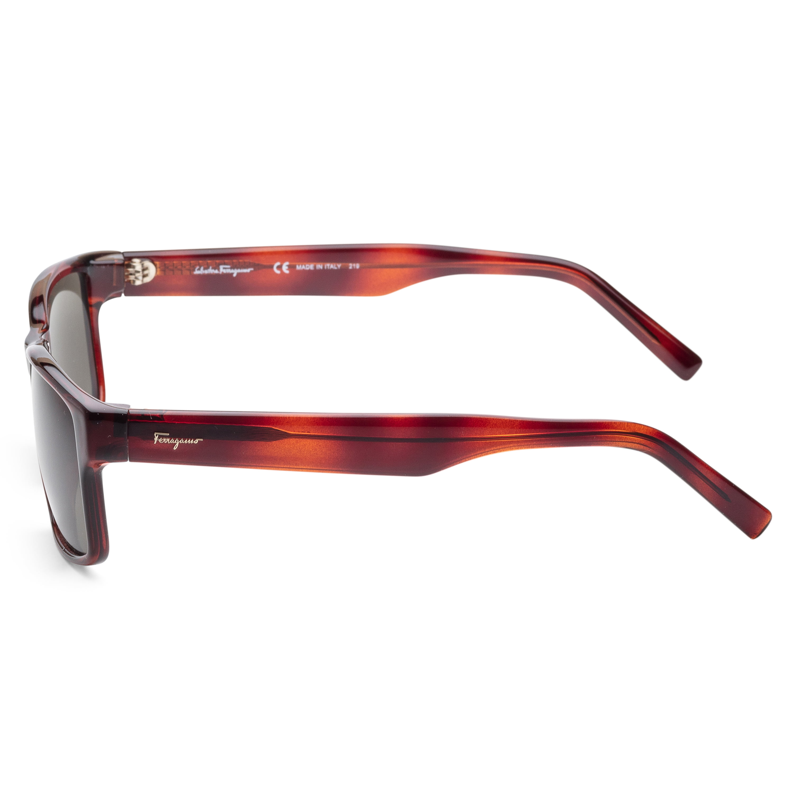 Salvatore Ferragamo SF960S 214 58mm Rectangle Sunglasses Men's Tortoise