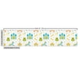 thumbnail image 3 of Cartoon Fabric by the Yard, Continuous Pattern of Ornamented Elements and Animals, Decorative Upholstery Fabric for Chairs & Home Accents, Ivory and Multicolor by Ambesonne, 3 of 5