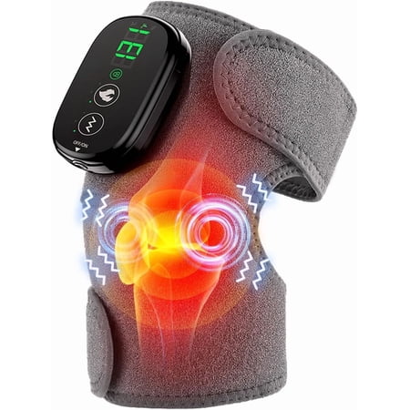 3-in-1 Heated Massager Wrap for Knee, Shoulder, and Elbow, Cordless Vibrating Heating Pad for Soothing Joint Comfort and At-Home Relaxation, Ideal Gift