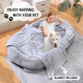 thumbnail image 3 of Human Dog Bed for Adult, 72"x48" Human Sized Dog Bed for People(Grey), 3 of 7