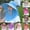 Hot Pink, variant on Pink Sun Hat with Detachable Face Mask Polyester Wide-Brim UV-Protection Women's-Sun-Beach-Hats with Strap One Size