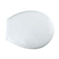 thumbnail image 3 of Renovators Supply Toilet Seat Slow EZ Close No Slam Plastic Round White Set of 3, 3 of 7