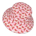 thumbnail image 3 of Kll Sweet Watermelon Bucket Hat For Women Men Packable Travel Beach Sun Hat Outdoor Rave Accessories Reflective Fisherman Cap, 3 of 9