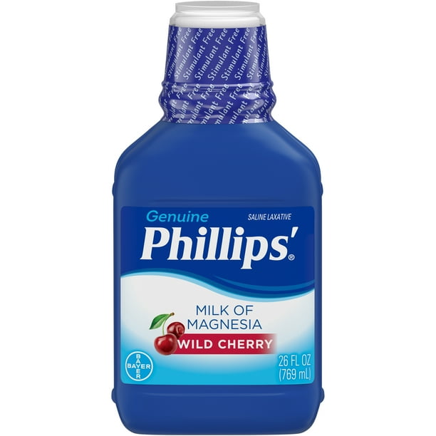 Phillips' Milk Of Magnesia Liquid Laxative, Wild Cherry, 26 Fluid