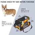 thumbnail image 3 of Tangerine Sherpa 900D Oxford Cloth Pet Carrier Bag with Nylon Webbing - 17x10x11.8 in - Fabric Base Material - 43x26x30 Cm, 3 of 7
