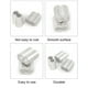 thumbnail image 3 of Scienceny 100 pack/lote hecho con aluminio resistente y duradero Clips de manga de bucle de prensado doble agujero fácil Jardín y Patio, 3 of 6