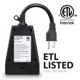 thumbnail image 3 of Fosmon Outdoor Timer Outlet Waterproof, Outdoor Pool Pump Timer, Outdoor Light Timer Weatherproof, 24 Hour Mechanical Heavy Duty P, 3 of 8