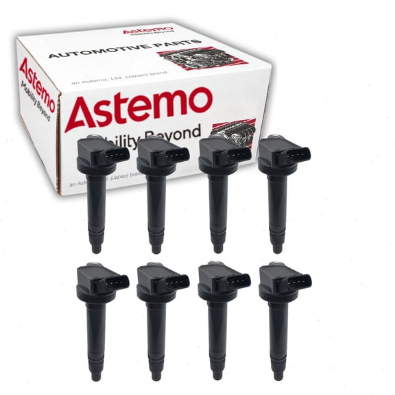 8 pc Hitachi IGC0176 Ignition Coils for 9091902250 9091902256 90919A2003 90919A2005 Spark Plug Wire Boot