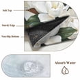thumbnail image 6 of Spring Magnolia Flower Area Rugs 3'x5', Washable Small Throw Rugs for Living Room Bedroom, White Floral Botanical Light Blue Indoor Outdoor Rug Non-Slip Low Pile Carpet Runner Reversible Floor Mats, 6 of 8