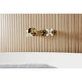 thumbnail image 4 of Kingston Brass KS5023PX  Two-Handle Wall Mount Roman Tub Faucet, Antique Brass, 4 of 7