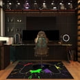 thumbnail image 5 of Gaming Chair Mat for Carpet Hardwood Tile Floor,36"x48" Gaming Rug for Gaming Room, Under Desk Non Slip Gamer Rug,Low-Pile Game Room Rug,Rubber Backing Large Gaming Chair Floor Mat,Colorful Gamepad, 5 of 8