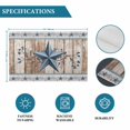 thumbnail image 6 of Texas Star Rustic Placemats Set of 4, Country Blue Berry Brown Wooden Plank Placemats for Dining Table, Place Mats for Kitchen Tabletop, Waterproof Wipeable Dining Table Mats Set, 6 of 9