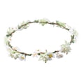 thumbnail image 4 of Diadema floral Boho Soledad Guirnalda de diadema de flores de mujer, 4 of 8
