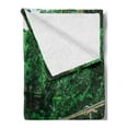 thumbnail image 2 of Tropical Soft Flannel Fleece Throw Blanket, Bamboo Pedestrian Suspension Bridge over River in Tropical Forest Philippines, Cozy Plush for Indoor and Outdoor Use, 60" x 80", Green Beige, by Ambesonne, 2 of 5
