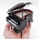 thumbnail image 2 of Odoria 1:12 Piano de cola negro con taburete Instrumento musical Miniaure Dollhouse Odoria OD001XF000001707, 2 of 2