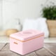 thumbnail image 4 of Jabonera de gran capacidad, a prueba de polvo y humedad, estante de almacenamiento para baño. Rosado, 4 of 9