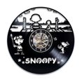 thumbnail image 3 of Reloj de pared de vinilo con dibujos animados de Snoopy, Charlie Brown y Woodstock de 30 cm, color negro, para dormitorio infantil, decoración creativa para el hogar, 3 of 4