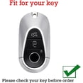 thumbnail image 2 of Key Fob Cover Compatible with Mercedes Benz A B C G R M E S Class C300 AMG GLC 300 GLA Maybach S 680 2025-2026 Keychain Case Holder Protector,B Pink, 2 of 7