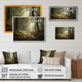 thumbnail image 4 of Designart "Misty Trail In The Woods I" Landscape Forest Canvas Print, 4 of 5