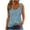 Print-Blue, variant on Jewelreauty Womens Notched Neck Casual Tank Tops Summer Sleeveless Loose Shirts Basic Tunic Blouse Tee (L, Hot Pink)