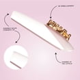 thumbnail image 4 of Salon Perfect Artificial Fake Press On Nails, 418 Charmed, Gold Butterfly, Long Square, File, Glue, and Prep Pad Included, 30 Nails, 4 of 7