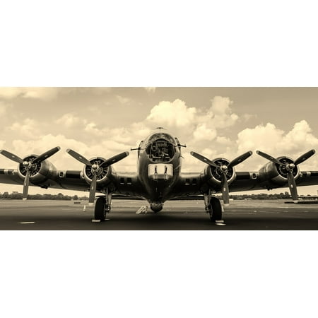 - Canvas Print Propeller World War Ii Airplane Sepia Vintage Stretched Canvas 10 x 14