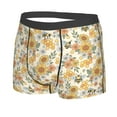 thumbnail image 2 of Kll Hippie Bee Honeycomb Men'S Cotton Boxer Briefs Underwear-Small, 2 of 9