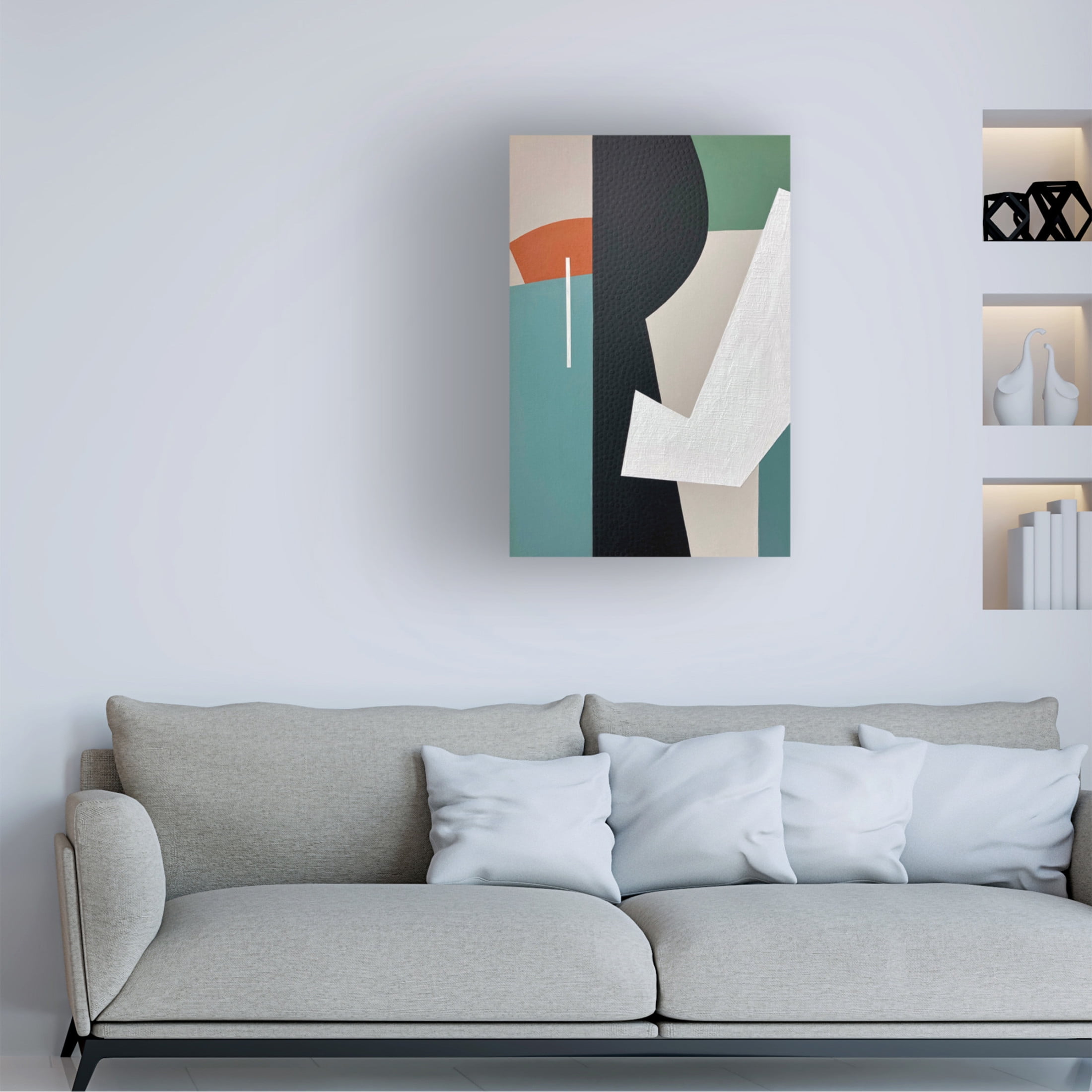 Canvas Wall Art - Sylvie Hamou 'A Matter of Form II' Wall Art for Living Room, Bedroom, or Office Décor by Trademark Fine Art - 22 x 32 Inches