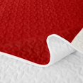thumbnail image 5 of Homewish Wavy Stripes Twin Quilt Set,Abstract Artwork Twin Coverlet Set,Red,2pcs, 5 of 7