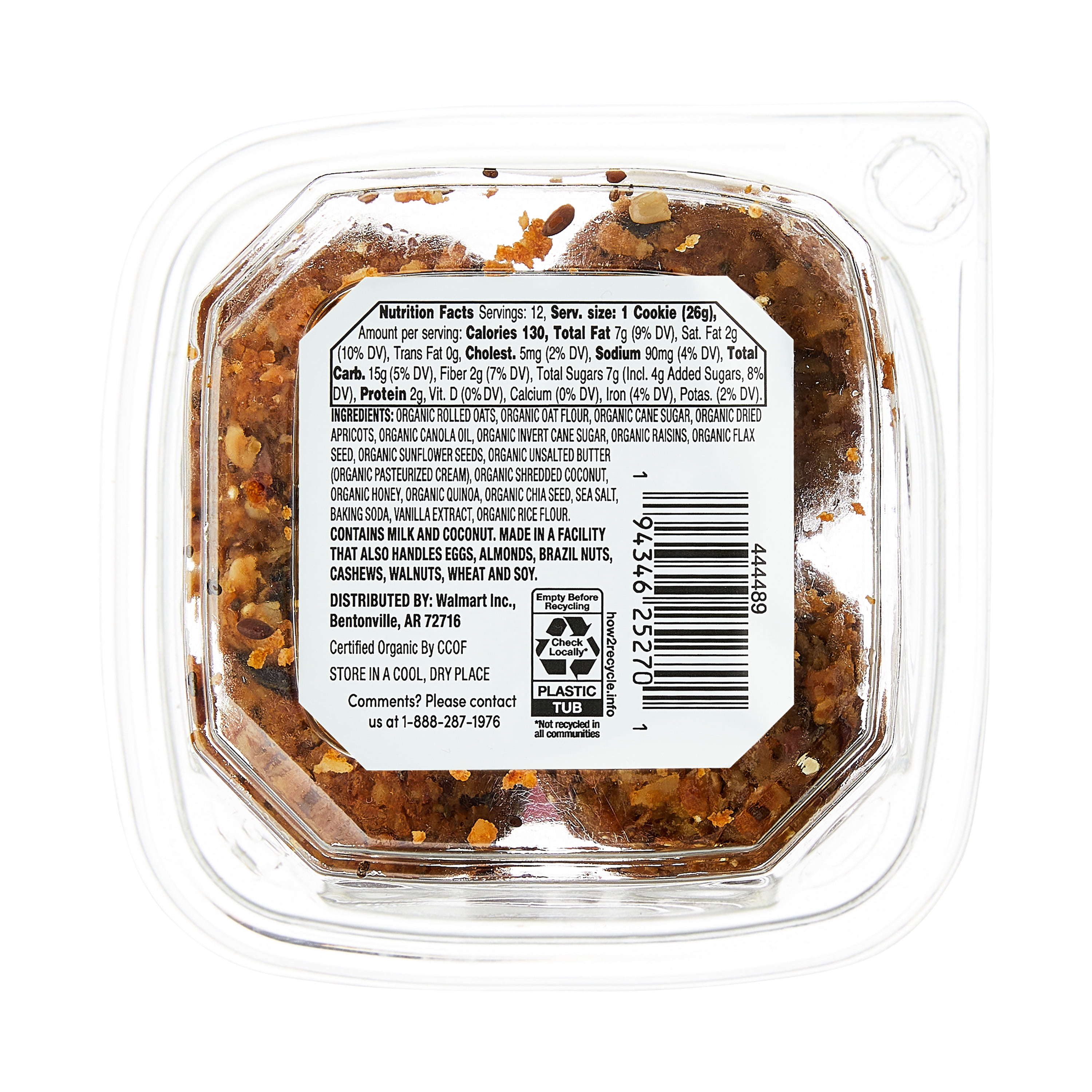 bettergoods Organic Oat Bites, 11 oz, 12 Count