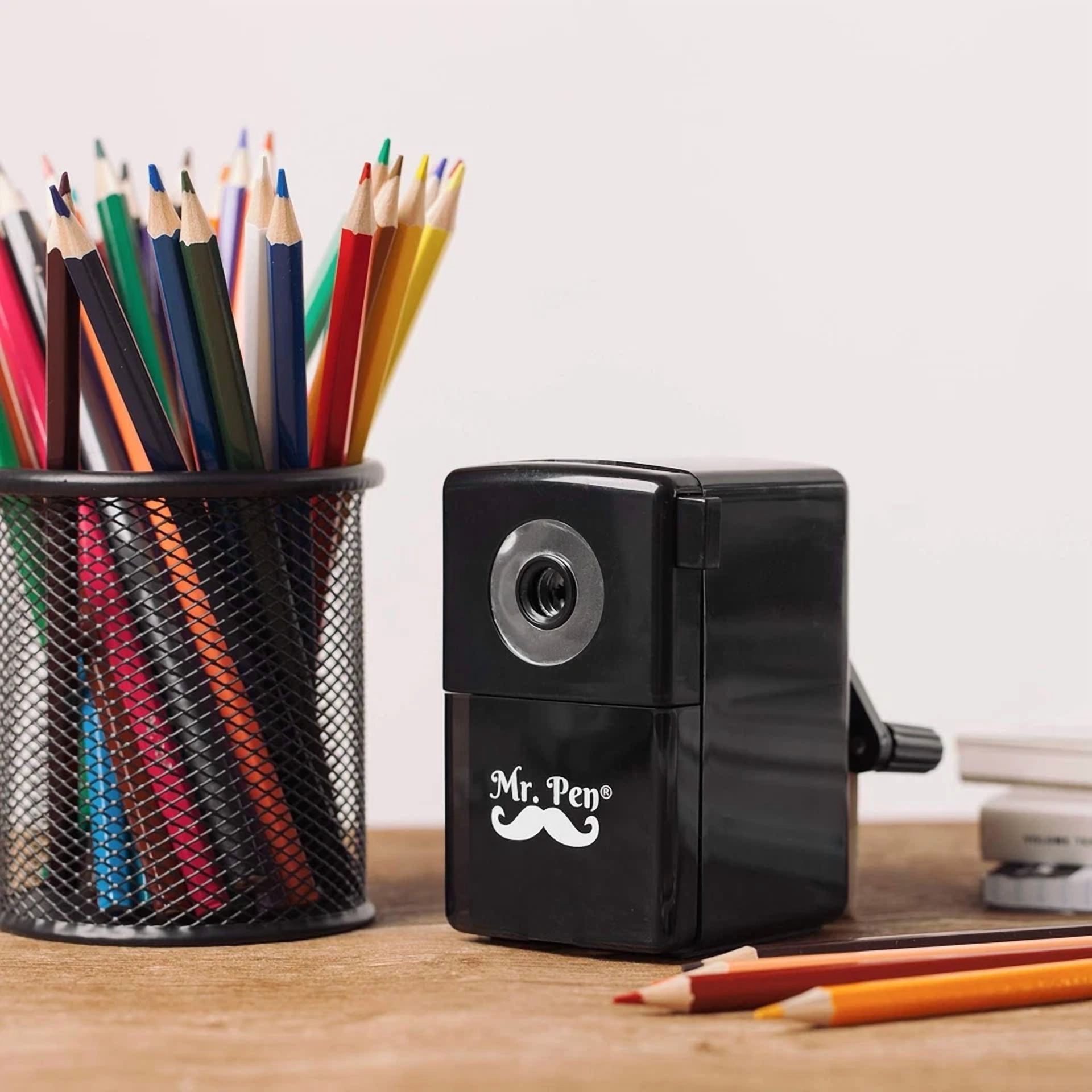 BUTTERFLY- Manual Pencil Sharpener Auto Feed Desk Mountable Detachable Blade Ideal For O...