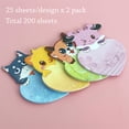 thumbnail image 4 of Wrapables Animal Hearts Sticky Notes (Set of 2), Chick, Cat, Bunny, Deer, 4 of 6