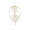 Frosty White, variant on Pearl Latex Balloon – Solid Color Party Balloons with Pearl Finish for Bouquets & Décor - Frosty White - 11" - 100 Pack